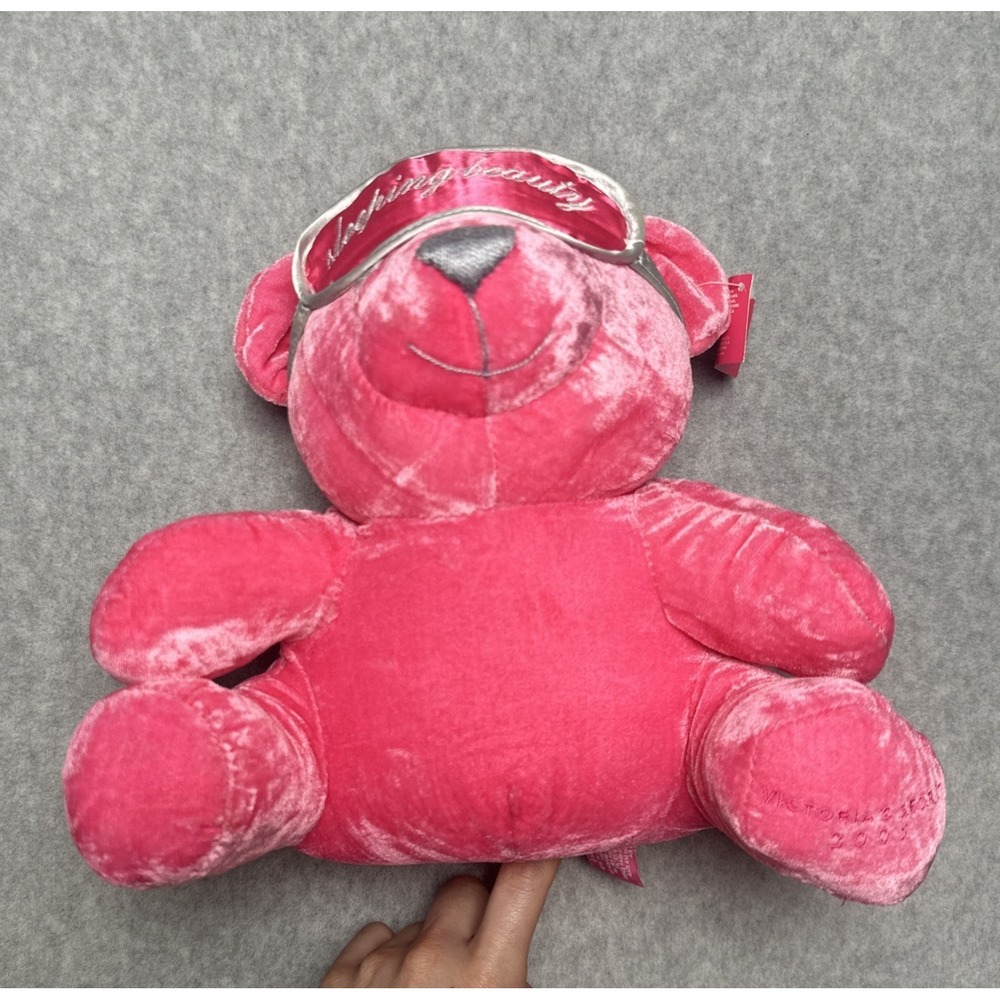 Vintage Victoria's Secret Sleeping Beauty Pink Bear Collector Ltd Edition 2005